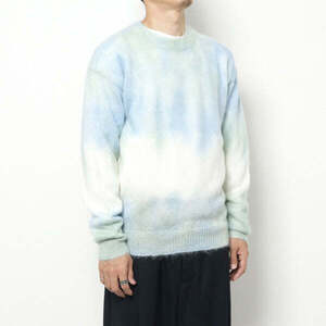 AURALEEオーラリーSUPER KID MOHAIR TIE DYE KNIT P/O