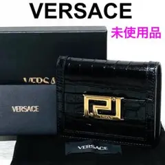 【未使用品】VERSACE ヴェルサーチ グレカ ゴッデス ウォレット 二つ折り