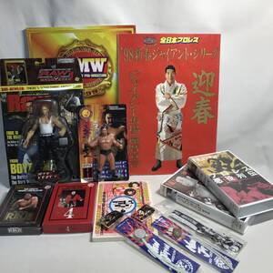 IM18 プロレスグッズ コレクション パンフレット カード フィギュア等まとめて