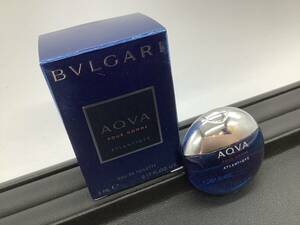 u4330　ほぼ満量 BVLGARI AQVA POUR HOMME ATLANTIQVE ブルガリ アクアプールオム アトランティック 5ml オードトワレ