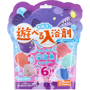 まとめ得 お風呂で遊べる入浴剤 38SERIES ゆるかわ深海魚ハンター 25g(1包入) x [16個] /k