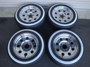 希少!made in USA!アルコアタイプ 15インチ+BS ネクストリー 195/65R15 4本セット!!