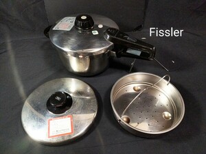 ★美品【圧力鍋】Fissler Vitavit フィスラー 岩谷産業 イワタニ 22cm 4.5L 調理器具 鍋 ナベ なべ 岩谷 片手圧力鍋 ドイツ製