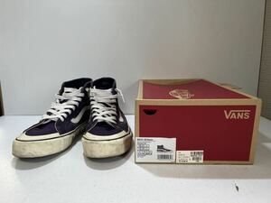 VANS バンズ SK8-HI 138 Decon★スケートハイ デコン スニーカー 箱付 サイズ28.5cm★サマーリーフ×ブラックプラム