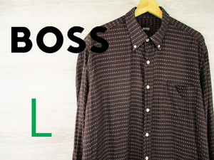 春物 HUGO BOSS● ヒューゴボス＜コットン ドレスシャツ 長袖シャツ＞M864m