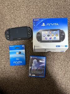 1000スタ PlayStation PSVITA PCH-2000 ZA11 ブラック 初期化済み メモリーカード8GB ソフト付き ケイオスリングスⅢ