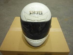 SHOEI ショウエイ ヘルメット フルフェイス ホワイト 当時物 サイズ L 59-60 インナー張り替え交換ベース