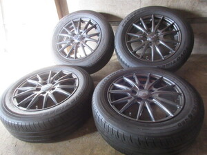 Weds VELVA SPORT (GM) (16x6,5+53 5H/114,3) 新車外し(TOYO PROXES J68/2023年製) 205/60R16 VOXY ヴォクシー エスクァイア ステップWG 他