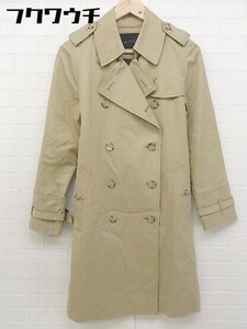 ■ ◎ green label relaxing UNITED ARROWS ベルト付 長袖 トレンチ コート サイズ40 ベージュ レディース