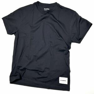 XL 新品 正規品 JIL SANDER ジルサンダー ロゴ パッチ Tシャツ ブラック TEE パックT 3パック バラ売り 黒 3枚セット バラ ロゴパッチ