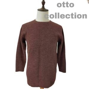 【最終値下げ】100 OTTO colection オットーコレクション ブラウンニット Lサイズ 古着 vintage ヴィンテージ 90s 80s 昭和レトロ