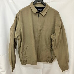 S36 nautica 2XL アメリカ古着　ナイロン　コットン　ポリエステル　ジップアップ　ジャケット　ノーティカ　カーキ　メンズ