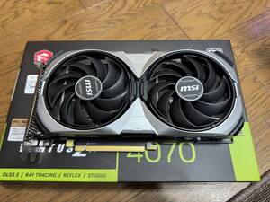 MSI GeForce RTX 4070 VENTUS 2X E1 12G OC　中古