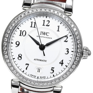 IWC SCHAFFHAUSEN IW458308 ダヴィンチ ダイヤベゼル 自動巻き レディース 良品 _816587