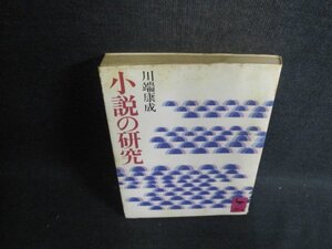 小説の研究　川端康成　水濡れ大・シミ大・日焼け強/CCS