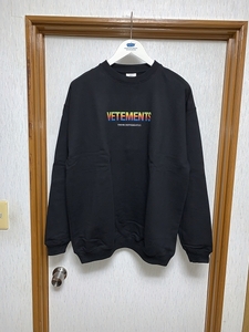 M 新品 VETEMENTS ロゴ スウェット