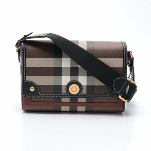 バーバリー ヴィンテージチェック ブランドオフ BURBERRY PVCコーティングキャンバス ショルダーバッグ コットン/レザー/他 レディース