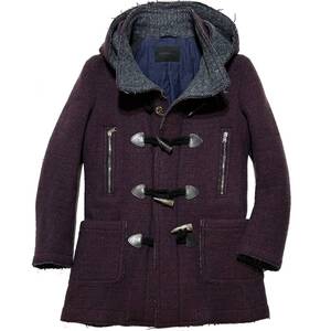 LEON掲載 定価9.2万 junhashimoto BLANKET DUFFLE COAT 2 ジュンハシモト ブランケットダッフルコート wjk akm 1piu