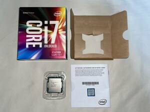 【動作確認済】 INTEL CPU Core i7-6700K LGA1151 外箱・付属品あり