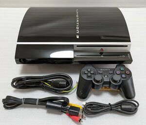 293 中古 SONY PS3 プレステ3 プレステーション3 本体 CECHH HDD：80GB FW3.55 ソフト1本付