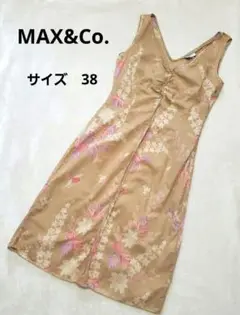 MAX&Co.　マックスアンドコー　ワンピース　ノースリーブ　花柄