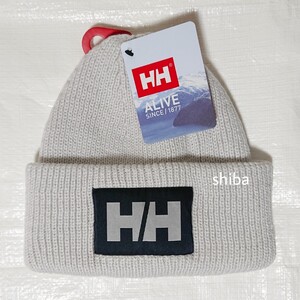 HELLY HANSEN ヘリーハンセン HHBOX ニット帽 ビーニー キャップ 帽子 グレー 灰色 ネイビー ユニセックス