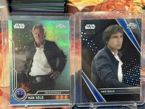 TOPPS STAR WARS HAN SOLO シリアル 2枚セット ハリソン フォード 75枚限定 199枚限定 スターウォーズ