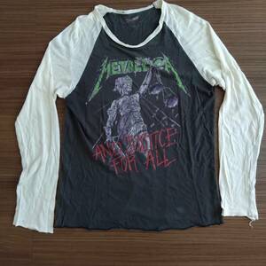 METALLICA ...And Justice For All ロングTシャツ 古着 Mサイズ メタリカ