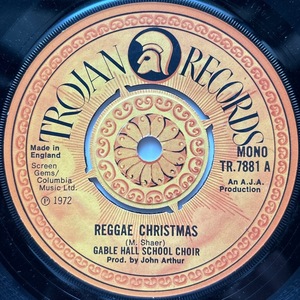 【試聴 7inch】Gable Hall School Choir / Reggae Christmas 7インチ 45 muro koco フリーソウル レゲエ Rock Steady ロックステディ