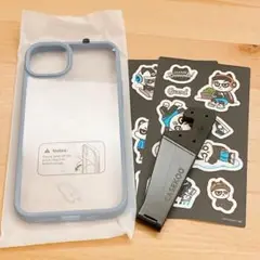 CASEKOO iPhone 14/13用 ケース シエラブルー