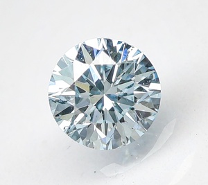 【100円～】0.212ct 天然ダイヤ Light Greenish Blue (トリート)SI2