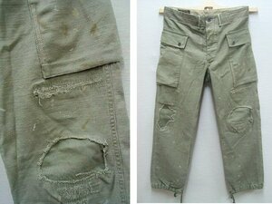 即決[W30]RRL 21SS P44 TROUSER モンキーパンツ カーゴパンツ リペア ミリタリーパンツ 軍パン 782825820001■5754