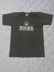 ビンテージ・未使用・ロレックス／エクスプローラー・ノベルティ・Ｔシャツ(XLサイズ)・黒