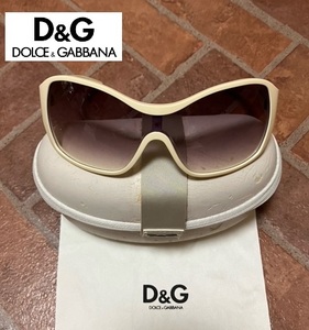 DOLCE&GABBANA ドルチェ＆ガッバーナ ドルガバ サングラス ラインストーン ロゴ 黒グラデーションレンズ