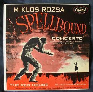 0( =^・_・^)=〇☆米10”LP★白い恐怖/赤い家★ミクロス・ローザ★Spellbound/The Red House★Miklos Rozsa★エーリッヒ・クロス☆