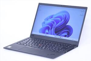 1円～ 16Gメモリ Windows11 第10世代CPU搭載 バッテリー良好 Lenovo ThinkPad X1 Carbon Gen8 i5-10210U 16G 256G 14インチFHD Wi-Fi 6