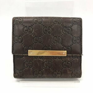 GUCCI グッチ 財布 二つ折り グッチシマ レザー 112664-0959【CKAFA019】