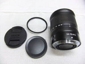 ニコン NIKON NIKKOR Z 24-70mm F4 S フィルター付 カビ,クモリなし フィルター付 AF動作確認済