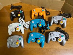 任天堂 Nintendo ゲームキューブ GAMECUBE　コントローラー GC　DOL-003X 7個/DOL-004x1個 まとめて8個ジャンク