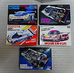 No.37　タミヤ ジャガーXJR-9LM・SAUBER-MERCEDES C9 / ハセガワ トヨタ88C　IMSA GTP・ルマン・ジャガー XJR-9LM 　現状品　