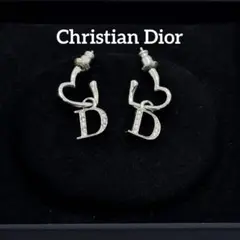 Christian Dior 　ディオール　ピアス　シルバー　ハート