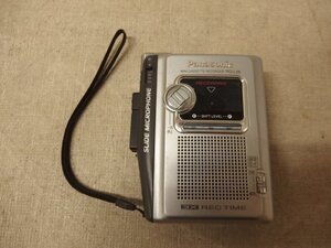 0640502a【Panasonic パナソニック RQ-L26 ミニカセットレコーダー】9×11cm程度/再生確認済み*中古品