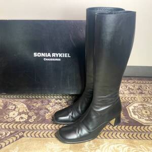 L87428 SONIA RYKIEL ソニアリキエル ロングブーツ ブラック 35(21.5～22.0cm相当) レディース