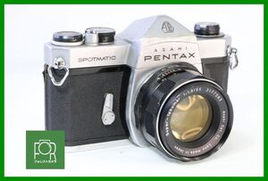 【同梱歓迎】実用■PENTAX SPOTMATIC SPボディ+Super-takumar 55mm F1.8■シャッター全速・露出計完動■H36