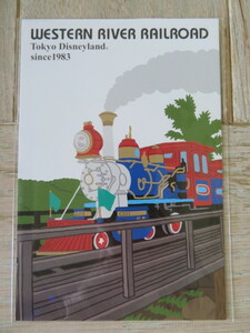 TDR 東京ディズニーリゾート【ウエスタンリバー鉄道】 WESTERN RIVER RAILROAD illustrated by play set products since 1983 ポストカード