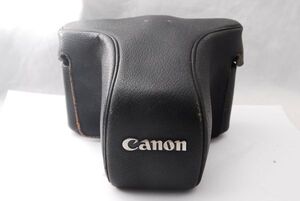 ☆Canon 革ケース 一眼レフ用 底部内径 横約15cm 縦約3.5cm キャノン (11)