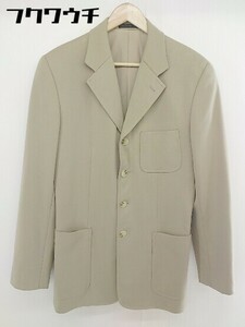 ◇ COMME CA DU MODE MEN シングル バックスリット 長袖 テーラードジャケット サイズ3 ベージュ メンズ