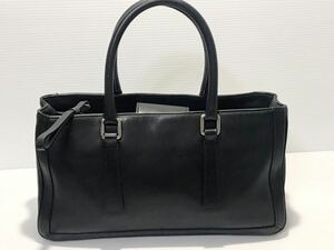 超美品　COACH コーチ レザー ハンドバッグ 黒 ブラック