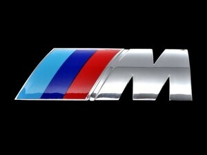 BMW Mリア立体エンブレム /リアクロームエンブレム/トランクエンブレム/メッキ/X1/X2/X3/X4/X5/X6/X5M/X6M/X4M/M1/M2/M3/M4/M5/M6/E60/GT