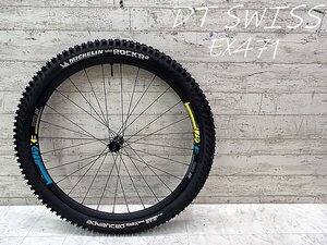 ☆ 美品!! DT SWISS EX471 240S 27.5 584×25c チューブレス ディスクブレーキ仕様 アルミ フロントホイール MTB 同梱発送承り中!! Y-236